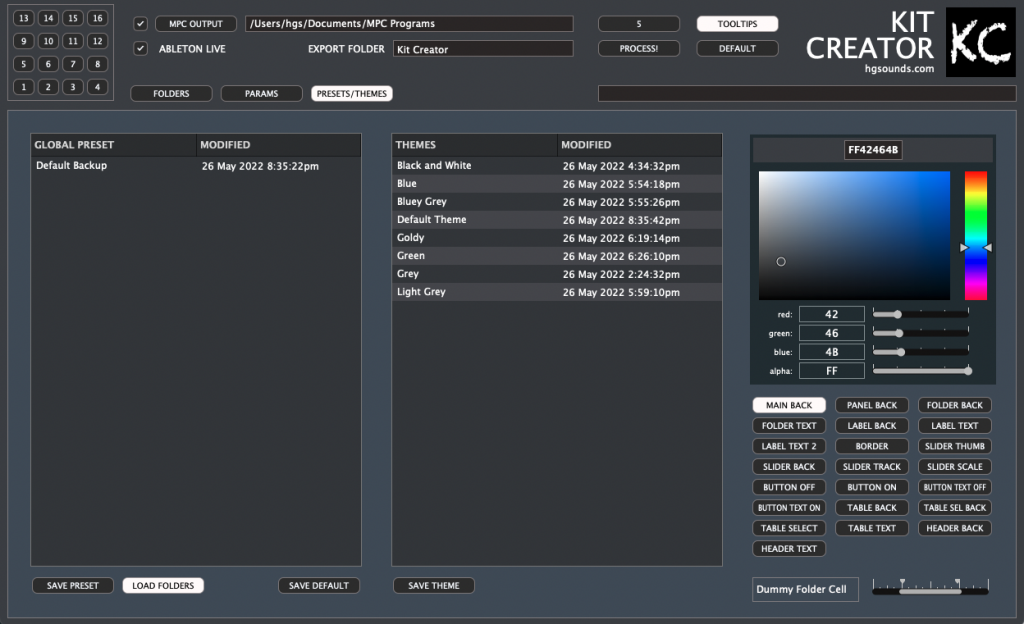 Kit Creator Updated to v0.95 – Homegrown Sounds